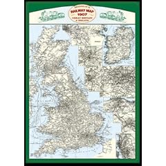 Bradshaw's Railway Map 1907 (poster/map)
