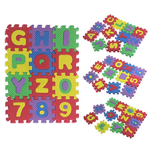 FEITONG® 36Pcs Baby Child Number Alphabet EVA Puzzle Foam Maths Educational Toy Gift