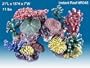 Instant Reef #048 Artificial Coral Reef Aquarium Decoration for Saltwater Fish, Marine Fish Only with Live Rock Aquarium, Coral Reef Tank, Freshwater Aquarium. Gorgeous Corals, Non-Toxic, Easy to Clean. Reef Aquarium at Saltwater Fish Only Tank costs