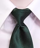St. Patrick's Day Green Poly Woven Clip on Tie