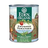 Eden Crushed Tomatoes with Basil, Organic, 28-Ounce (Pack of 6)