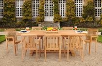Big Sale Caluco 50-504 Teak 9 Pc Dining Set