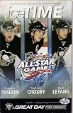 Sidney Crosby Pittsburgh Penguins Signed Autographed ICE TIME Game Program COA B - Autographed NHL Magazines