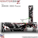 Abstract 02 Red Skin by WraptorSkinz TM fits Original XBOX 360 Factory Face ....