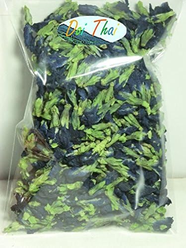 Organic Dried Butterfly Pea Thai Herbals Blue Tea 50 Gram.1 Pcs. Thailand