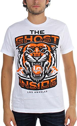 The Ghost Inside - Mens Endangered T-Shirt, Large, White