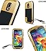 Love Mei Shockproof Waterproof Dust/Dirt/Snow Proof Aluminum Metal Gorilla Glass Military Heavy Duty Protection Case Cover for Samsung Galaxy S5 S V I9600 Red