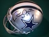 MICHAEL IRVIN SIGNED AUTOGRAPHED MINI HELMET DALLAS COWBOYS COA + HOLOGRAM