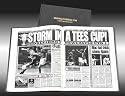 MIDDLESBROUGH Football Club Newspaper Archive Book - Luxury Leather Edition