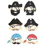 ~ 12 ~ Pirate Masks ~ Foam ~ NEW