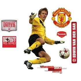 Manchester United Edwin Van der Sar Wall Graphic