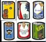 2007 Topps Wacky Packages Series 6 Complete "Make Your Own" 10 Card Insert Set - Very Tough Set !!