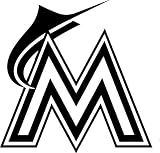 Miami Marlins MLB Vinyl Decal Sticker / 4" x 4.2"