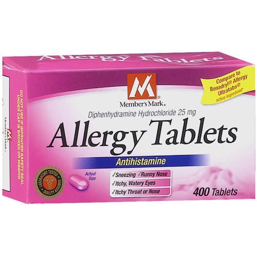 25 Mg Allergy Medicine and