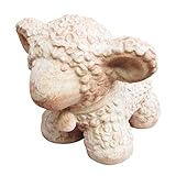 オーナメント 羊 ひつじ オブジェ 置物 おしゃれ 白薄化粧 陶器 テラコッタ 1114
