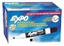 Expo Low Odor Bullet Tip Dry Erase Markers, 12 Black Markers (82001)