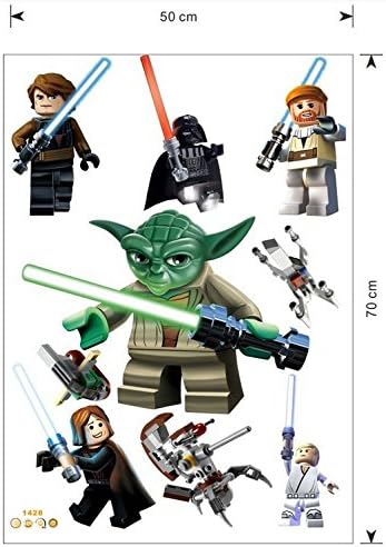 The Lego Wall Sticker for Kids Bedroom School Boys games Decoration