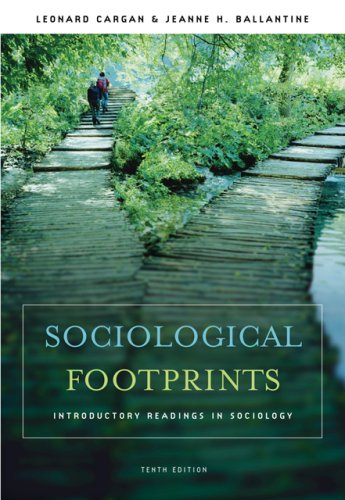 Cover image : Sociological Footprints: Introductory Readings in Sociology