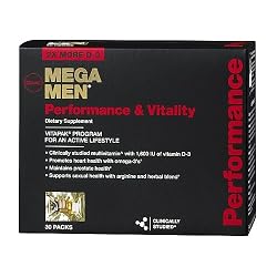 GNC MEGA MEN Performance and Vitality 30 Packs NEW and IMPROVED