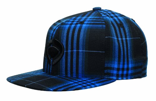 C1RCA Cap BREECH PLAID FITTED, directoire blue/black, 7.5, MCAP344