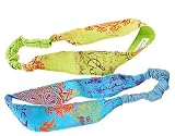 L. Erickson USA Ribbon Headband with Elastic - Jasmine