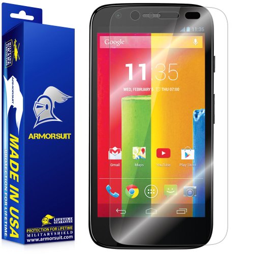 ArmorSuit MilitaryShield - Motorola Moto G Screen Protector Anti-Bubble Ultra HD - Extreme Clarity & Touch Responsive Shield with Lifetime Free Replacements - Retail Packaging