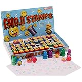 Emoji Universe: Plastic Stamps, 50 Count Emoji Stampers
