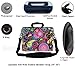 Meffort Inc 15.6 Inch Neoprene Laptop Bag – Water Resistant, Reinforced Zipper, Adjustable Shoulder Strap, Extra Side Pocket, Fits 15 to 15.6 Inch Laptops - Art Designs