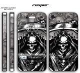 New Apple iPhone 4 Designer Skin with ANTENNA GUARDS- Reaper