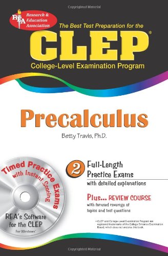 CLEP Precalculus w/CD-ROM (CLEP Test Preparation)