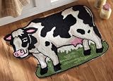 Farmyard Cow Country Accent Rug by Winston Brands