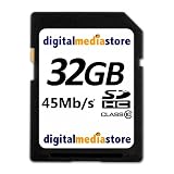 digitalmediastore 32Gb High Speed SDHC UHS-1 (45Mbps/300x) Card for Hitachi D36FT, DZ-HV575E, DZ-HV584E, DZ-HV1079E