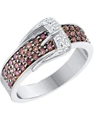 0.50CTW COGNAC DIAMOND FASHION RING