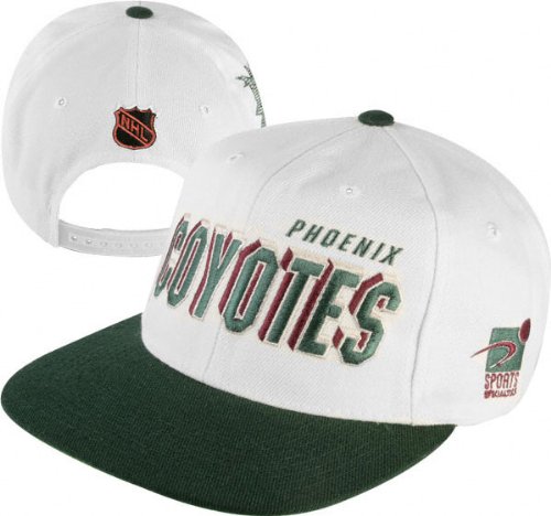 Phoenix Coyotes White/Green Adjustable Hat