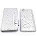 iPhone 6 Plus Case, iPhone 6S Plus Wallet, HESPLUS Bling Sparkle PU Leather Flip Folio [Detachable] Wallet Cover Magnetic with Card Slot Holder for iPhone 6 Plus/iPhone 6S Plus 5.5 Inch - Silver