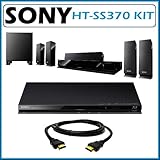 Sony HT-SS370 5.1-channel Blu-ray Disc HD Audio Surround Sound Home Theater System with Sony BDP-S47