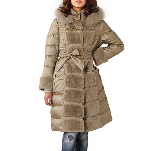 ダウン コート レッキス＆フォックス トリム デザイン フード 付き(No. 01000364 r )[エースタイル]Aastyle