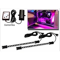 2pc. Expandable Pink LED Interior Starter Kit