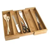 Lipper International Expandable Bamboo Utensil Holder