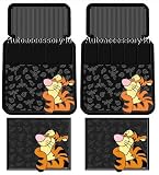 Tigger Face 4 Pc Floor Mats Set