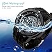 Hiwatch Mens Watches Waterproof Digital Black Wrist Watch for Men Women