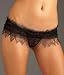 La Perla Black Label Pizzo Tulle Skirted Thong Panty