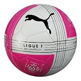 Puma Ballon de foot Ligue 1 - Taille 5 - Blanc/Rose