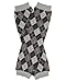Gray Argyle Baby Leg Warmers by juDanzy