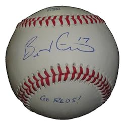 Cincinnati Reds Brodie Greene Autographed ROLB Baseball Featuring "Go Reds" Inscription, Proof Photo