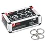 Acco Metal Book Rings, 3/4in Diameter, 100 Rings Per Box (ACC72201)