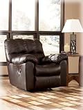 Max Chocolate Swivel Rocker Recliner