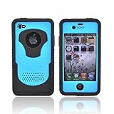BLACK BLUE Trident Cyclops Case For Verizon iPhone 4