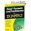 Excel Formeln und Funktionen f�r Dummies (Fur Dummies)