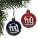 NEW YORK GIANTS OFFICIAL CHRISTMAS BALL ORNAMENTS (8)
